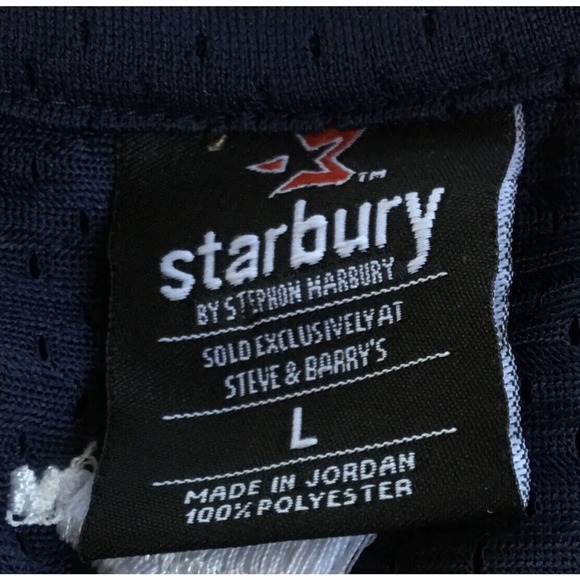 Strarbury Georgia Tech Stephon Marbury Stitched Jersey Size Large - Picture 7 of 7